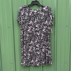 Women's Soft Stretch Swing Knit Dress, Size 0X